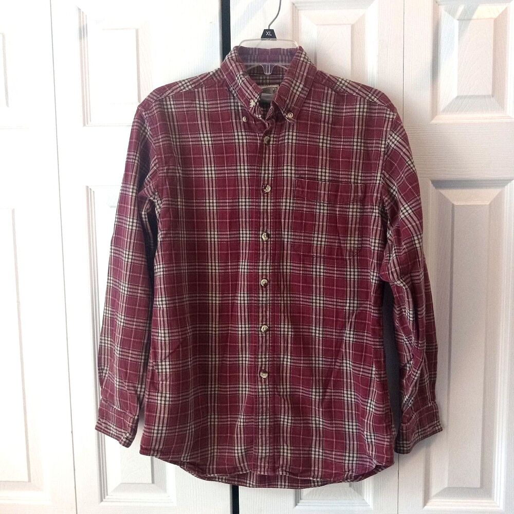LL Bean Men's Flannel Shirt Size Small